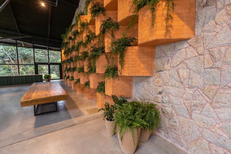 mod pizza restaurant interior with fresh ingredients